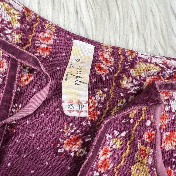 Free People Women's Floral Boho Fit Flare Dress - Picture 3 of 6